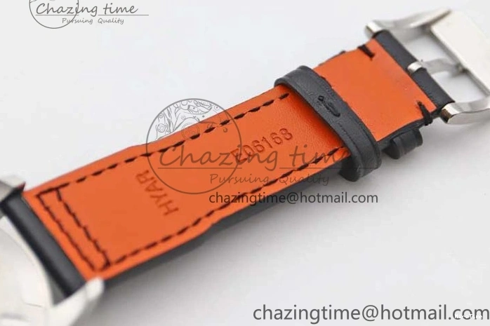 MIROTIME 0122 Vibrant Mark XVIII IW327001 SS M+F 1:1 Best Edition Black Dial on Black Leather Strap A 7055